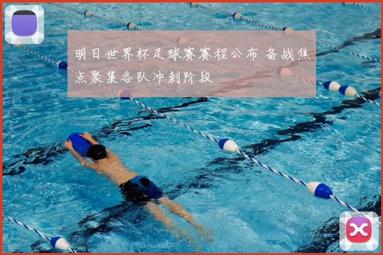 明日世界杯足球赛赛程公布 备战焦点聚集各队冲刺阶段