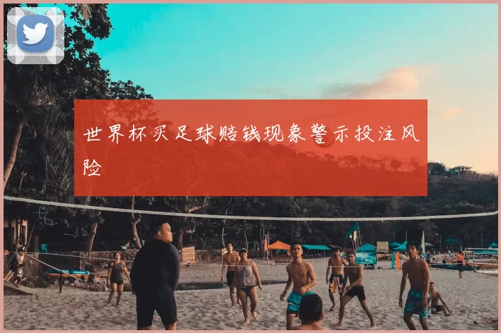 世界杯买足球赔钱现象警示投注风险